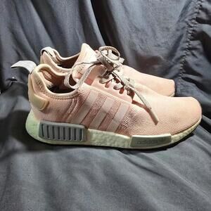 Adidas NMD R1 Shoes Womens Size 9 Pink Gray Athletic Running BY3059